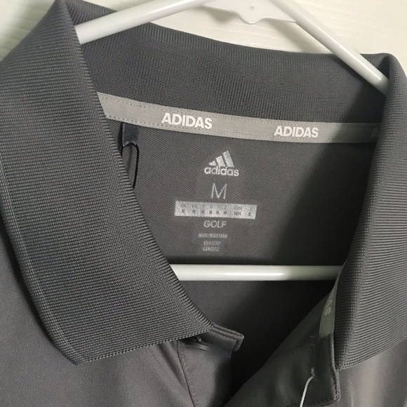 Adidas GOLF Gray Medium Shirt Brand New - Picture 5 of 7
